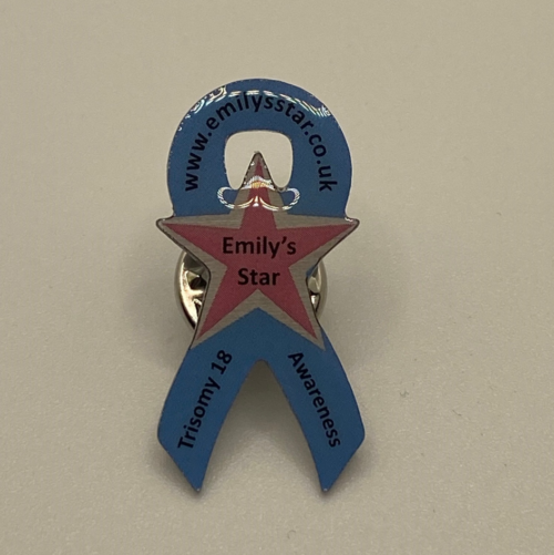 Awareness Pin-badge for Trisomy18